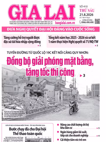 Báo Gia Lai số thứ sáu ngày 21-8-2026