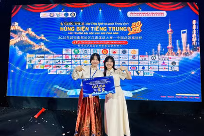Sinh viên Trường Đại học FPT cơ sở Quy Nhơn giành giải Ba cuộc thi hùng biện tiếng Trung