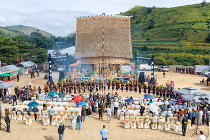 Xã Biển Hồ khai mạc chuỗi sự kiện thuộc Festival cồng chiêng