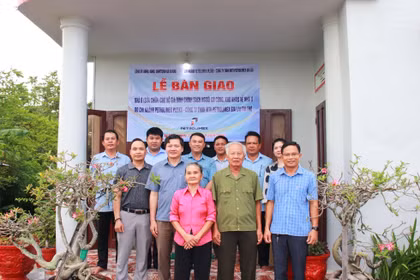 Bàn giao nhà ở cho bệnh binh xã Ia Hiao