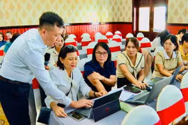 Tập huấn kỹ năng số, ứng dụng AI cho 156 cán bộ, hội viên phụ nữ