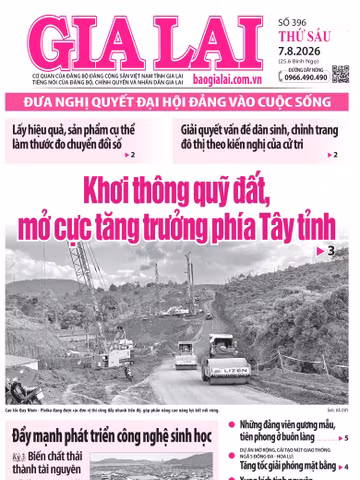Báo Gia Lai số thứ sáu ngày 7-8-2026