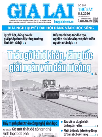 Báo Gia Lai số thứ bảy ngày 8-8-2026
