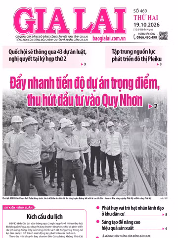Báo Gia Lai số thứ hai ngày 19-10-2026