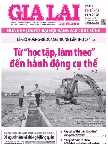 Báo Gia Lai số thứ sáu ngày 11-9-2026