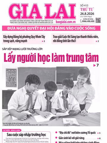 Báo Gia Lai số thứ tư ngày 26-8-2026
