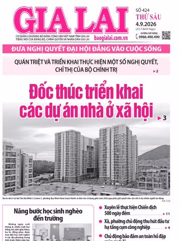 Báo Gia Lai số thứ sáu ngày 4-9-2026
