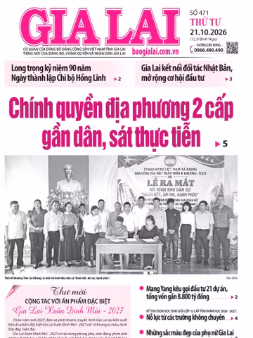 Báo Gia Lai số thứ tư ngày 21-10-2026
