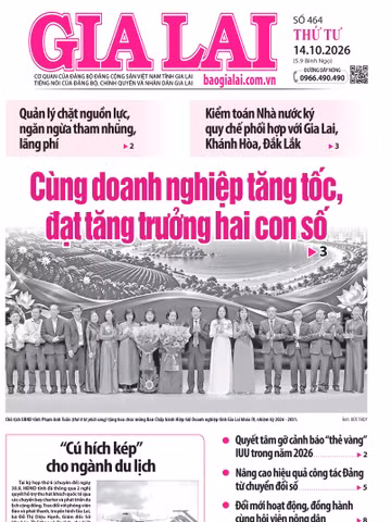 Báo Gia Lai số thứ tư ngày 14-10-2026