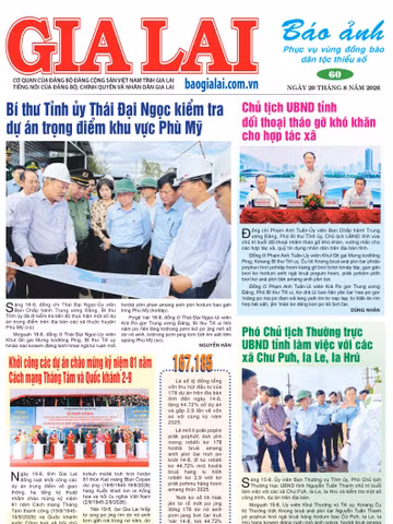 Báo Ảnh Gia Lai ngày 20-8-2026