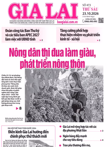 Báo Gia Lai số thứ sáu ngày 23-10-2026