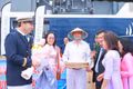 Tàu du lịch cao cấp Le Jacques Cartier đưa 120 du khách quốc tế cập Cảng Quy Nhơn và di chuyển đến tham quan các địa danh nổi tiếng tại tỉnh Gia Lai.
