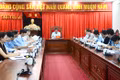 Thường trực Tỉnh ủy làm việc với tập thể Ủy ban Kiểm tra Tỉnh ủy về kết quả công tác kiểm tra, giám sát, kỷ luật của Đảng 6 tháng đầu năm và nhiệm vụ trọng tâm 6 tháng cuối năm 2024. Ảnh: Minh Phương