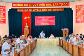 Quang cảnh hội nghị đối thoại. Ảnh: Vũ Chi