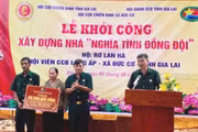 Khởi công “Nhà nghĩa tình đồng đội” cho hội viên khó khăn tại xã Đức Cơ