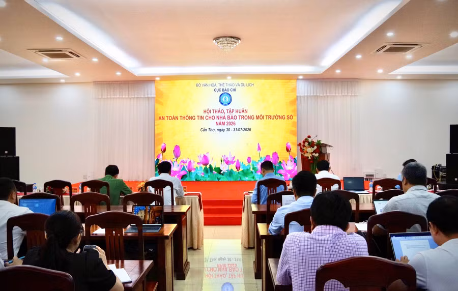 Quang cảnh hội thảo, tập huấn. Ảnh: Minh Phương