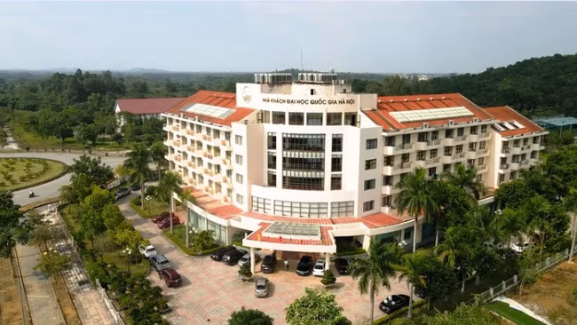 Trụ sở Đại học Quốc gia Hà Nội tại Hòa Lạc. Ảnh nguồn VTV