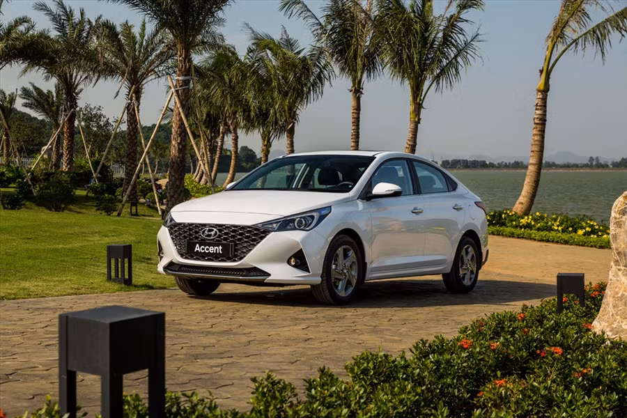 Phong độ ổn định giúp Accent thu hẹp khoảng cách với Vios. Ảnh: TC Motor 