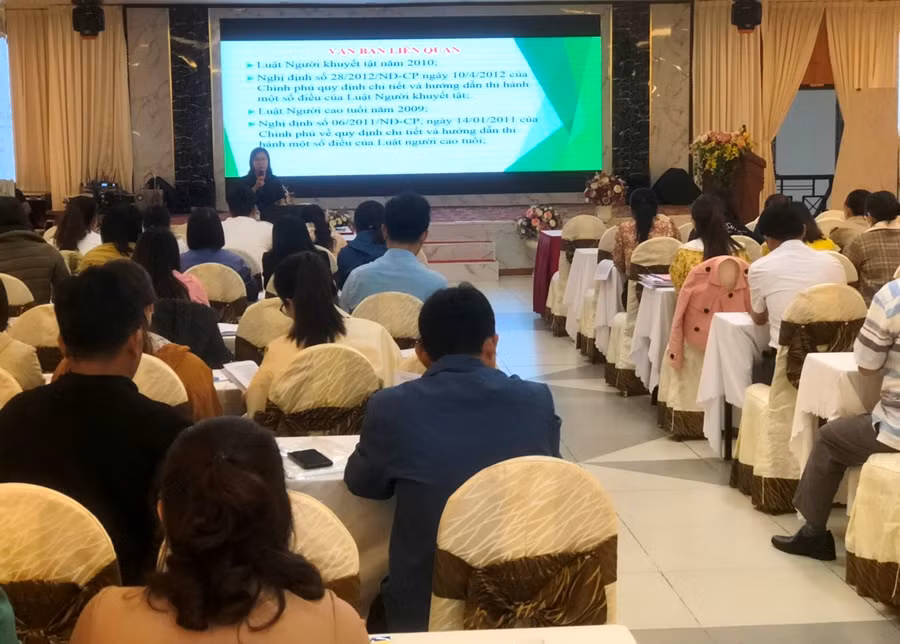 Quang cảnh buổi tập huấn tại TP. Pleiku. Ảnh: Đinh Yến
