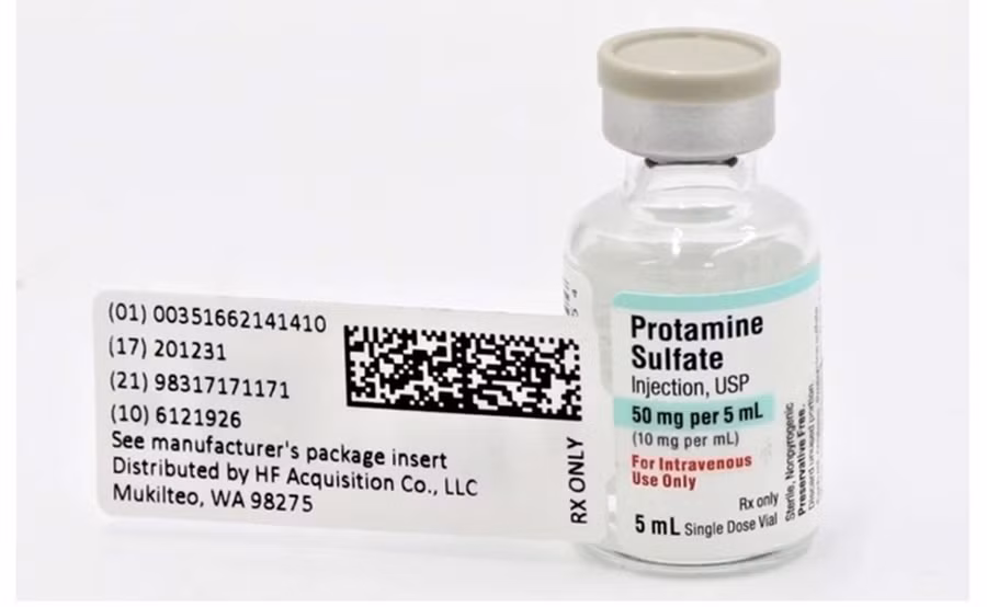  Protamin sulfat là thuốc chuyên khoa, chỉ sử dụng trong quy trình phẫu thuật tim - lồng ngực với nhu cầu không nhiều. (Ảnh minh họa)