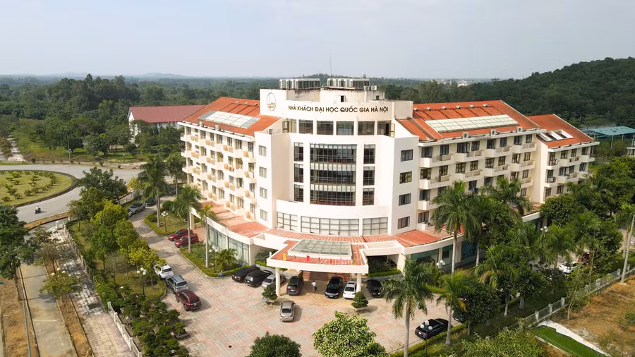  Từ tháng 9-2022, đưa vào hoạt động các giảng đường, ký túc xá Đại học Quốc gia Hà Nội tại Hòa Lạc. Ảnh: vnu.edu.vn