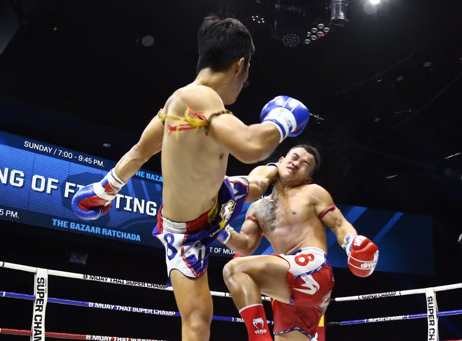  Cú đánh chính xác của Trương Cao Minh Phát. Ảnh: FACEBOOK NHÂN VẬT