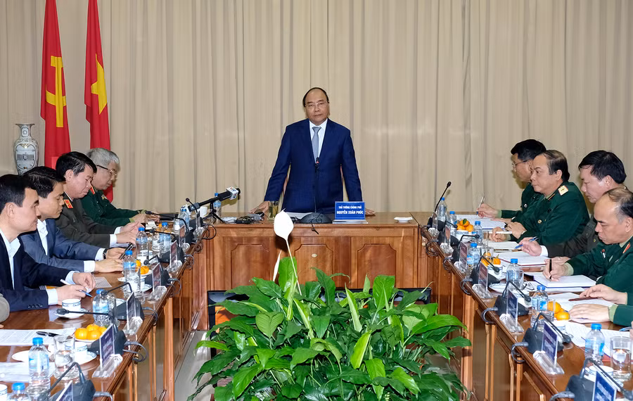 Thủ tướng đề nghị năm 2018, Ban Quản lý Lăng tiếp tục thực hiện tốt nhất các nhiệm vụ được giao. Ảnh: VGP/Quang Hiếu