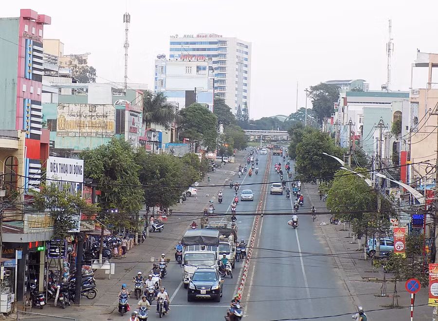 Giao dịch về nhà đất tại thành phố Pleiku có chiều hướng giá tăng vào dịp cuối năm. Ảnh: T.N