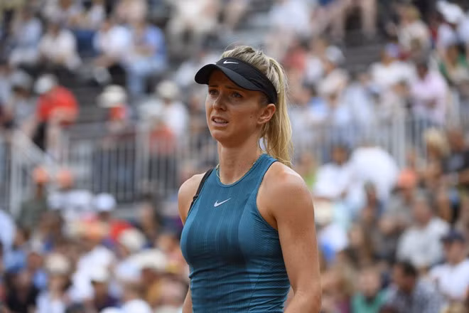 Svitolina thất vọng sau trận đấu. Ảnh: Getty Images.