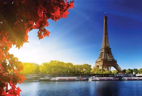 Bức tranh mùa thu ở châu Âu.