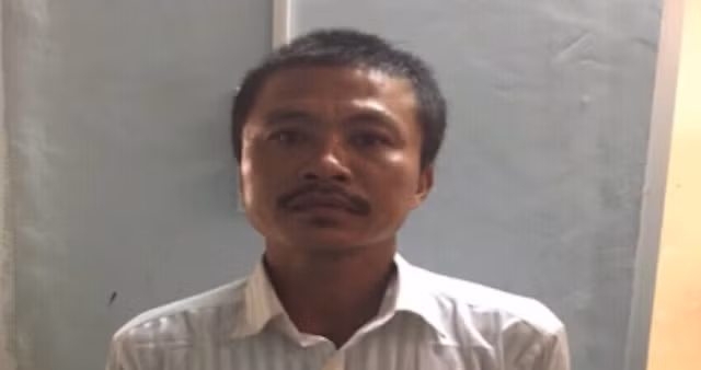 Khổng Minh Trí tại Cơ quan điều tra. Ảnh C.A cung cấp