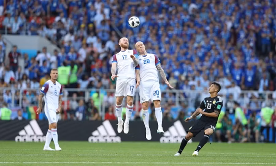 Các cầu thủ Iceland đã chơi như những chiến binh. 