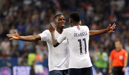 Dembele ấn định chiến thắng 3-1 cho tuyển Pháp