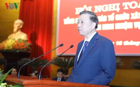 Bộ trưởng Bộ Công an Tô Lâm.