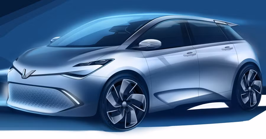 Một mẫu thiết kế ô tô điện của Vinfast được công bố hồi tháng 1/2019 Một mẫu thiết kế ô tô điện của Vinfast được công bố hồi tháng 1/2019
