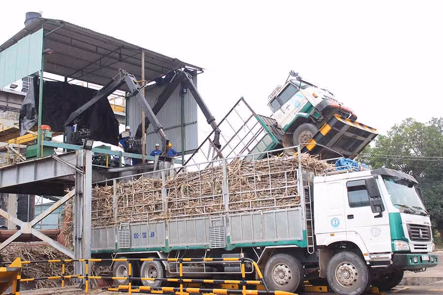 TTC Gia Lai thực hiện cơ giới hóa trong khâu nhập nguyên liệu. Ảnh: T.D