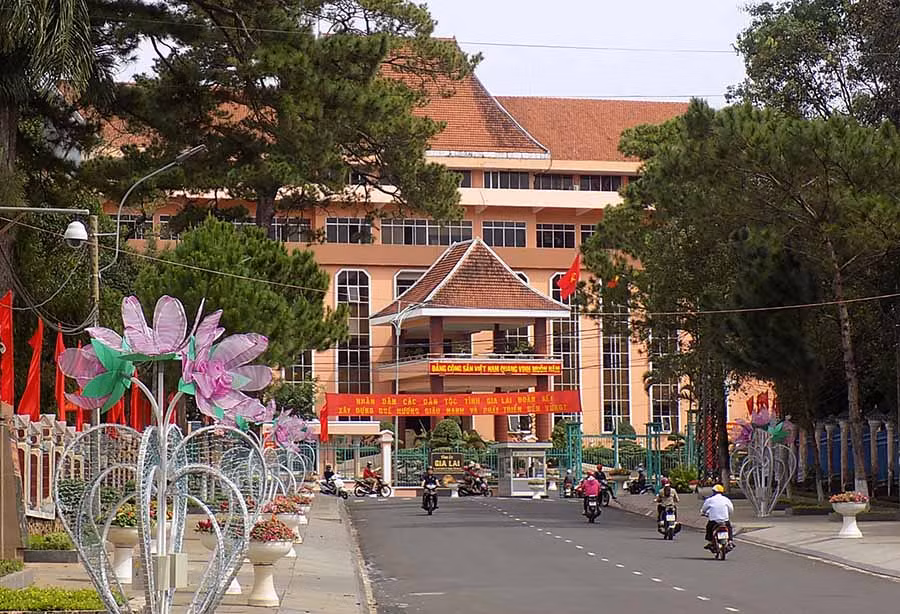 Cơ quan Văn phòng Tỉnh ủy tại Trụ sở Tỉnh ủy. Ảnh: T.N