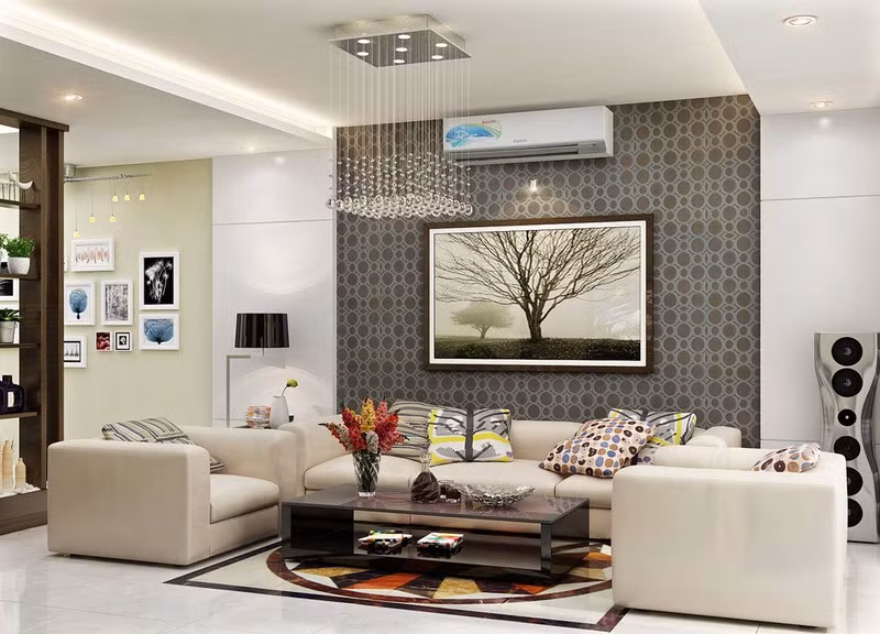 Nếu không thể chọn kiểu ghế sofa rộng như trong biệt thự, bạn cũng có thể mua nhiều ghế về ghép lại với nhau để mang đến không gian tiếp khách thoải mái mà vẫn phù hợp với diện tích.