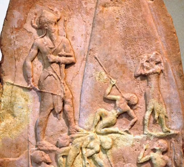  Một bức phù điêu cổ của người Akkadian - ảnh: Acient-Origins