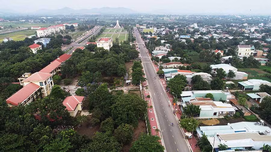 Thị trấn Phú Thiện. Ảnh: P.N