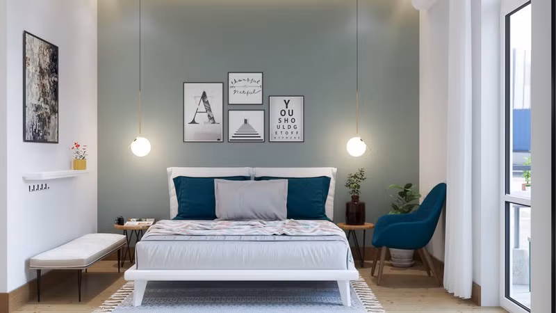 Tông màu xanh lục bảo có thể được kết hợp với màu nâu gỗ và đỏ đô. Tông màu xanh lục bảo có thể được kết hợp với màu nâu gỗ và đỏ đô.
