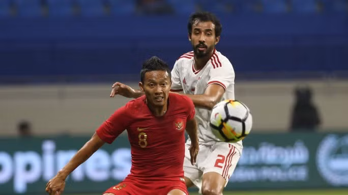 Đội bóng cùng bảng với tuyển Việt Nam là Indonesia thảm bại 0-5 trước UAE
