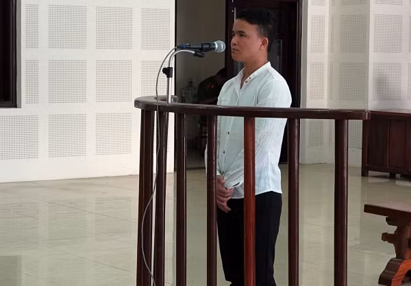 Bị cáo Thao tại phiên tòa.