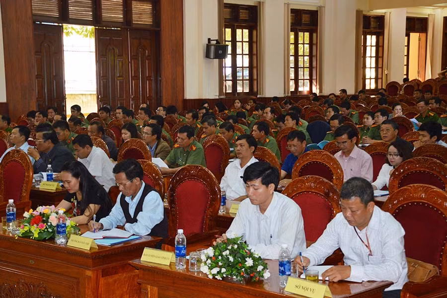 Đại biểu cán bộ tham gia tập huấn. Ảnh: Thanh Nhật Đại biểu cán bộ tham gia tập huấn. Ảnh: Thanh Nhật