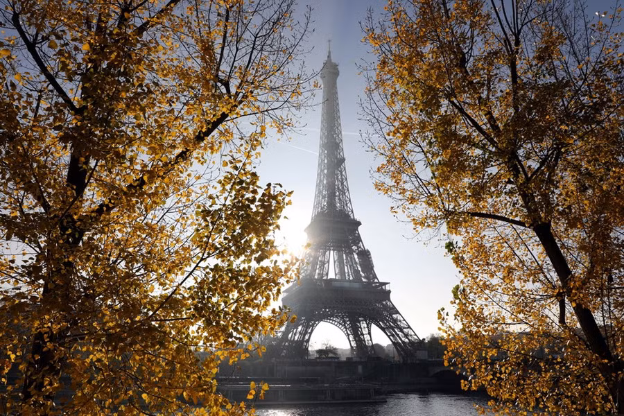 Sắc màu mùa Thu ở Paris, Pháp, ngày 22-11. (Nguồn: AFP)