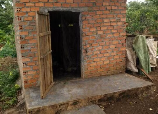 Nhà canh rẫy, nơi chị H'Lan bị hiếp dâm.