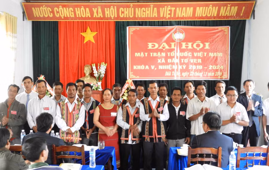 Đại hội MTTQ Việt Nam cấp xã của huyện Chư Pah. Ảnh: Thanh Nhật