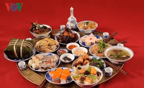  Mâm cỗ Tết truyền thống của người Hà Nội.