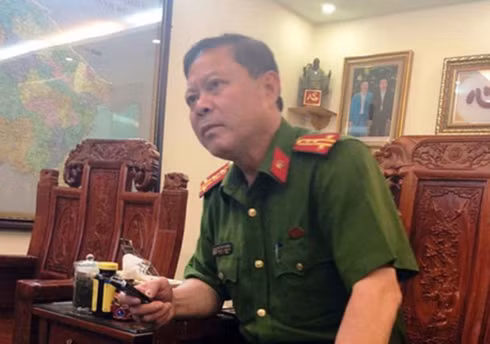 Đại tá Nguyễn Chí Phương - Trưởng Công an TP Thanh Hóa. (Ảnh: Người Lao động)