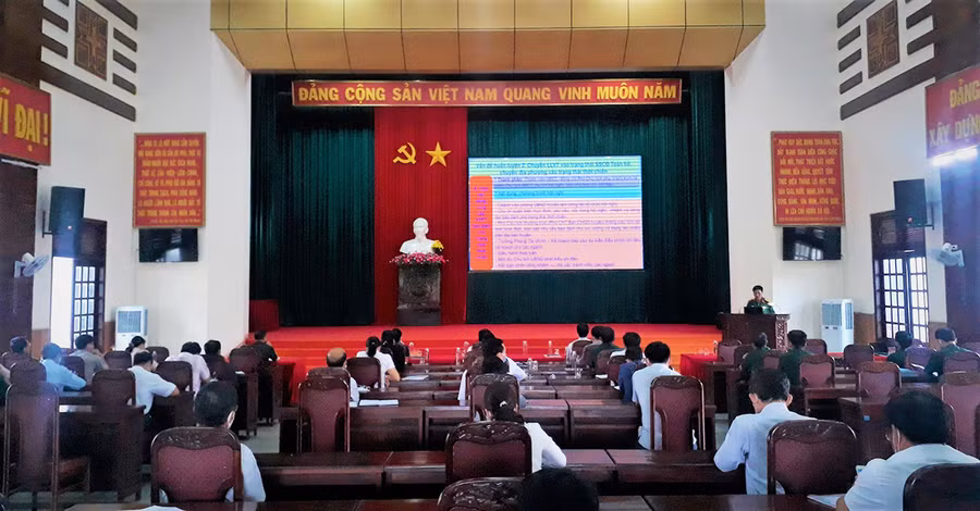 Quang cảnh hội nghị. Ảnh: Huy Bắc Quang cảnh hội nghị. Ảnh: Huy Bắc